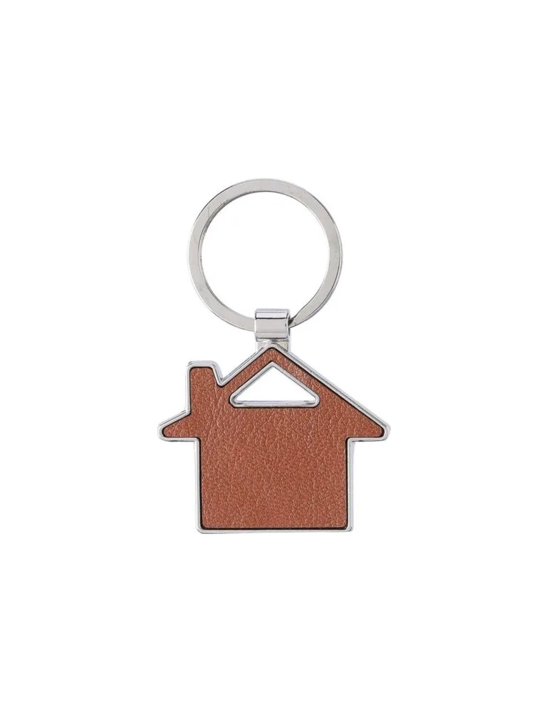 Porte-clé publicitaire en cuir recyclé Jim Matières : liège