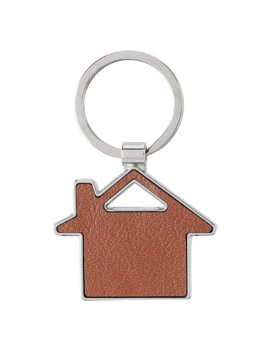 Porte-clé publicitaire en cuir recyclé Jim Matières : liège