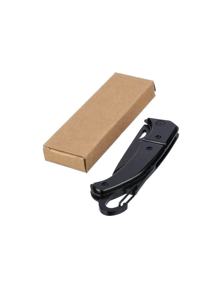 Canif publicitaire en acier inoxydable - Anne Matières : coton Couleurs : blanc cadeau collaborateur premium