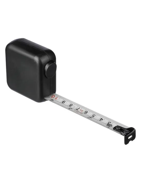 Mètre-ruban publicitaire ABS de 3 m Diane Matières : coton Couleurs : rouge cadeau collaborateur premium