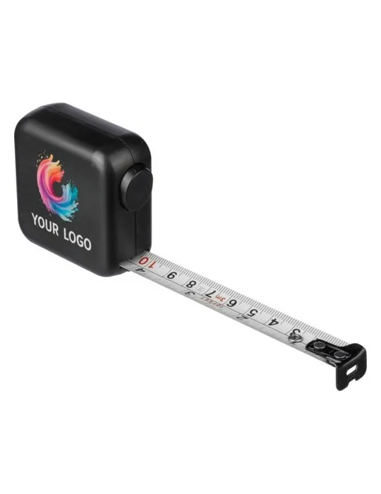 Mètre-ruban publicitaire ABS de 3 m Diane Matières : coton Couleurs : rouge personnalisation rapide en France