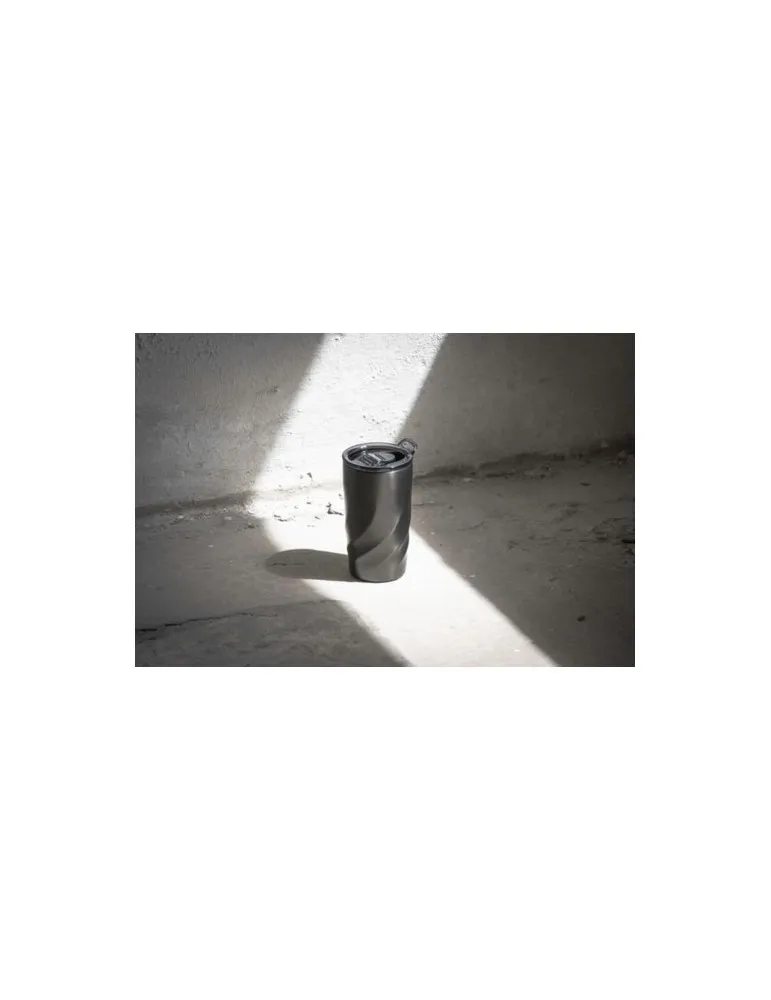 Mug nomade publicitaire écologique Vortex Calix Brandcharger Matières : polypropylène (PP) Couleurs : orange cadeau collaborateu