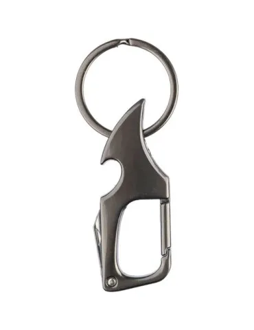 Porte-clés mousqueton en métal personnalisé Bella Matières : polypropylène (PP) Couleurs : jaune