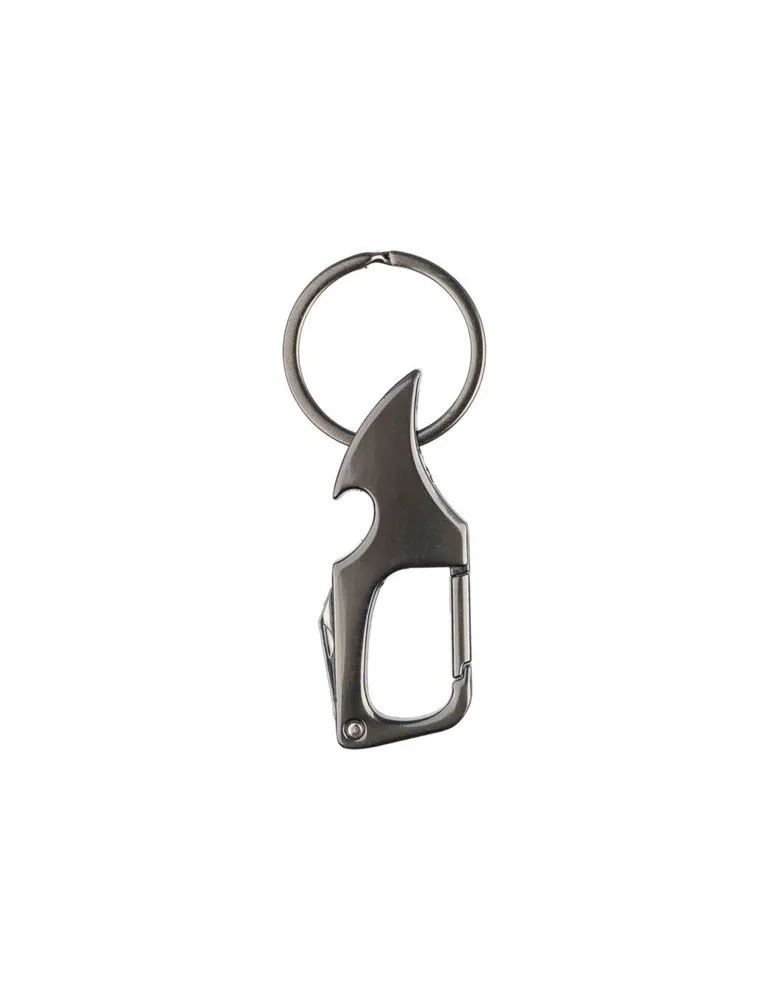 Porte-clés mousqueton en métal personnalisé Bella Matières : polypropylène (PP) Couleurs : jaune