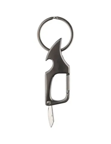 Porte-clés mousqueton en métal personnalisé Bella Matières : polypropylène (PP) Couleurs : jaune 2