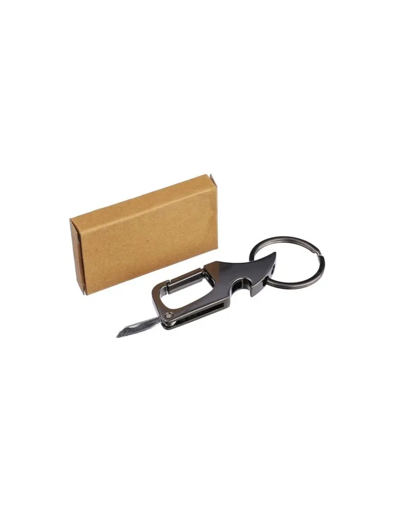 Porte-clés mousqueton en métal personnalisé Bella Matières : polypropylène (PP) Couleurs : jaune livraison express 24h 48h