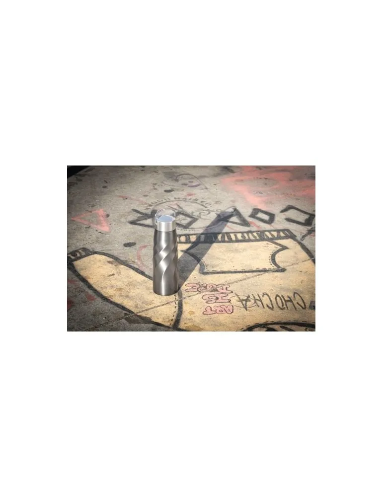 Gourde nomade publicitaire écologique Vortex Vita Brandcharger Matières : polypropylène (PP) Couleurs : rose objet promotionnel 