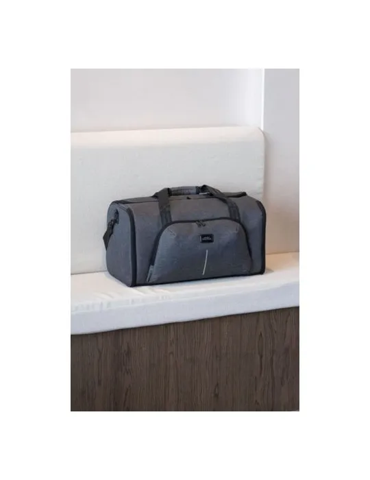 Sac de voyage publicitaire personnalisé Voyager Brandcharger Matières : polypropylène (PP) Couleurs : rouge objet promotionnel é