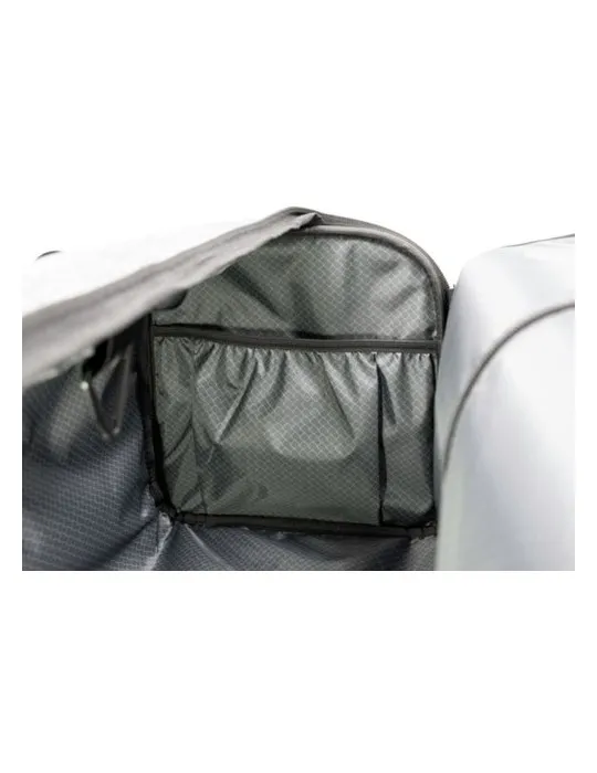 Sac de voyage publicitaire personnalisé Voyager Brandcharger Matières : polypropylène (PP) Couleurs : rouge impression logo haut