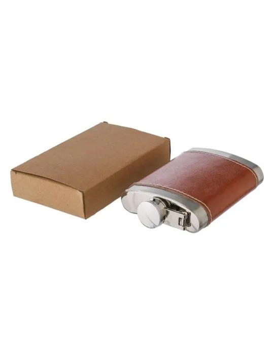 Flasque en acier inoxydable et PU de 100 ml Cedric