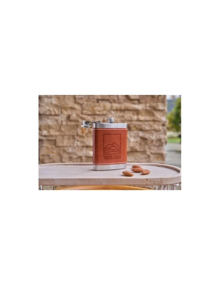 Flasque en acier inoxydable et PU de 100 ml Cedric