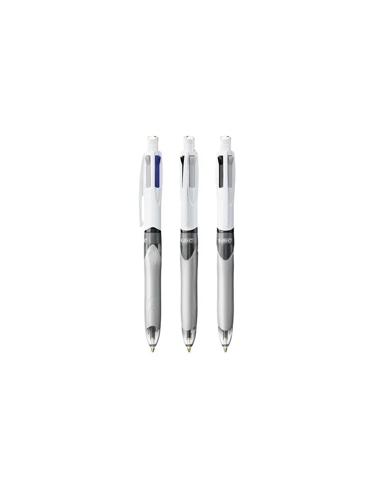 Stylo Bille Publicitaire 4 Couleurs 3+1HB BIC® Matières : carton recyclé personnalisable avec votre logo