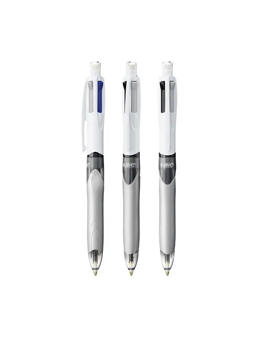 Stylo Bille Publicitaire 4 Couleurs 3+1HB BIC® Matières : carton recyclé personnalisable avec votre logo
