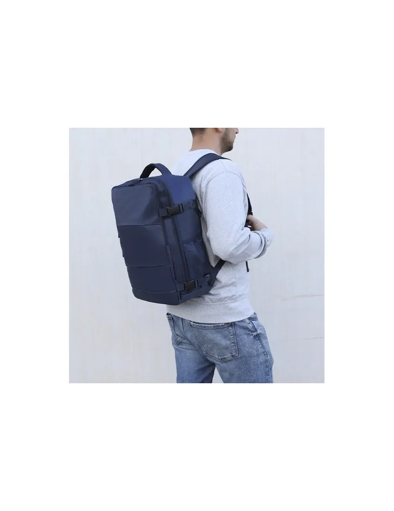 Sac à dos publicitaire personnalisé Hinkle Couleurs : blanc Matières : papier ensemencé impression logo haute qualité