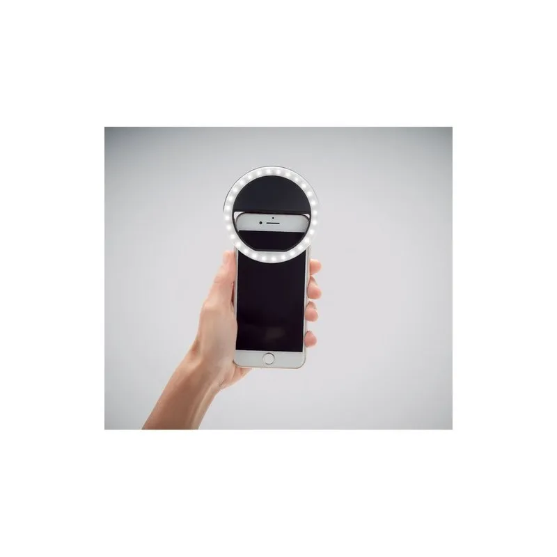 Lampe portable personnalisée pour selfie - HELIE Matières : polyéthylène (PE) Taille textile : XXL Couleurs : bleu aqua marquage