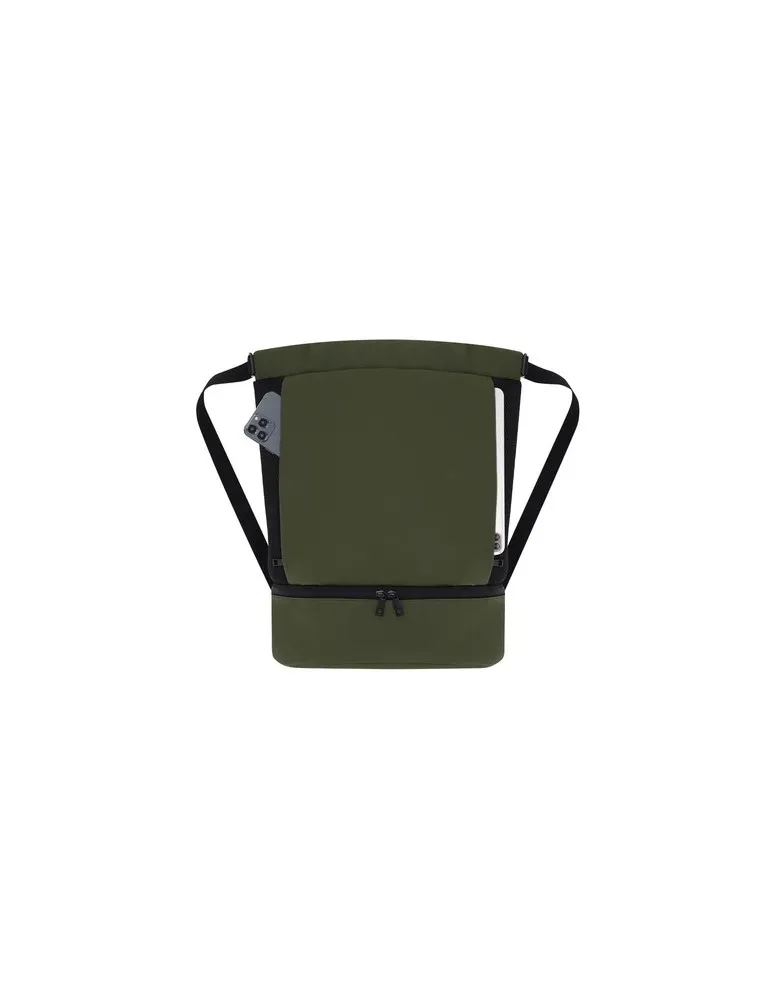 Sac à Dos Publicitaire Écologique Handryx Matières : céramique Couleurs : gris marquage couleur éclatante