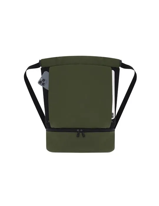 Sac à Dos Publicitaire Écologique Handryx Matières : céramique Couleurs : gris marquage couleur éclatante