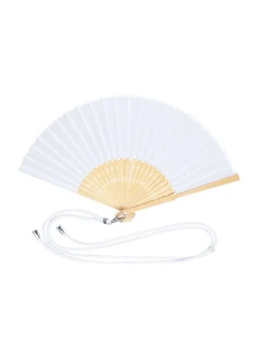 Éventail personnalisable pas cher Yanex Matières : cellulose Couleurs : gris