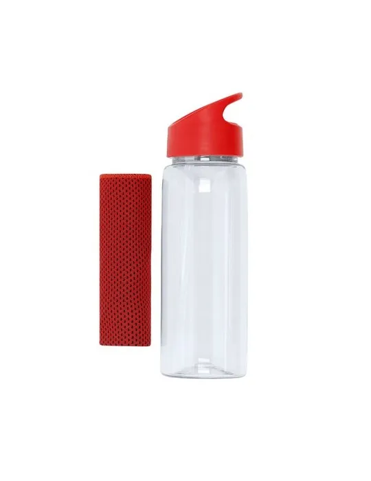 Bidon publicitaire écologique Garyl Matières : verre Couleurs : translucide Contenance : 270 ml impression logo haute qualité