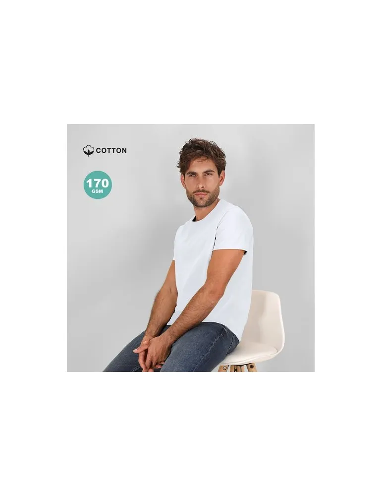 T-Shirt Publicitaire Blanc Adulte Stiles Matières : papier Couleurs : gris clair cadeau client original