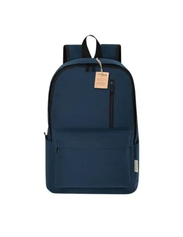 Sac à Dos Publicitaire Écologique Stalion Matières : plastique recyclé Couleurs : bleu