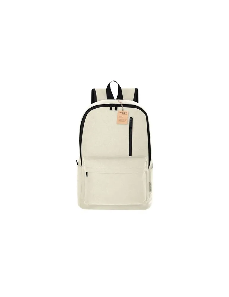 Sac à Dos Publicitaire Écologique Stalion Matières : plastique recyclé Couleurs : bleu impression haute définition