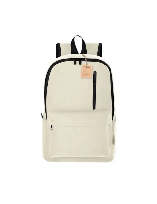 Sac à Dos Publicitaire Écologique Stalion Matières : plastique recyclé Couleurs : gris personnalisable avec votre logo