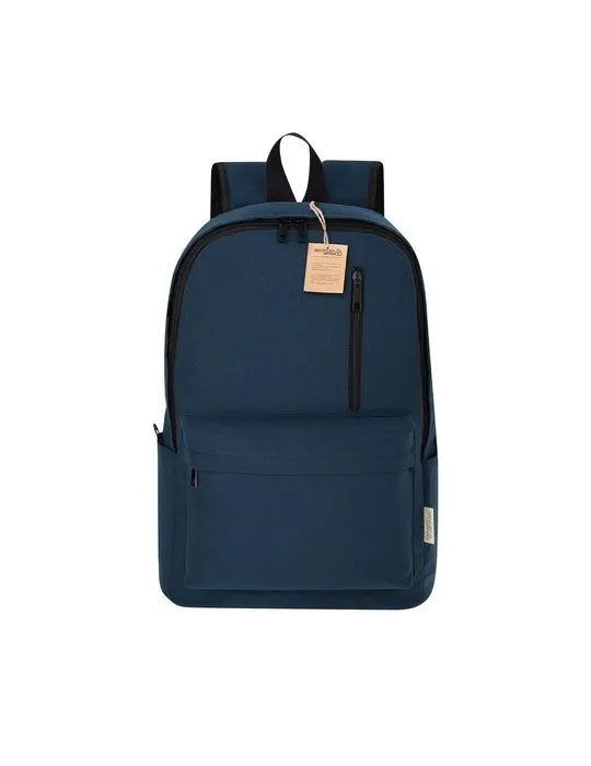 Sac à Dos Publicitaire Écologique Stalion Matières : plastique recyclé Couleurs : gris marquage laser ultra précis