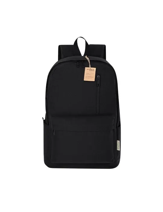 Sac à Dos Publicitaire Écologique Stalion Matières : plastique recyclé Couleurs : gris cadeau entreprise pas cher