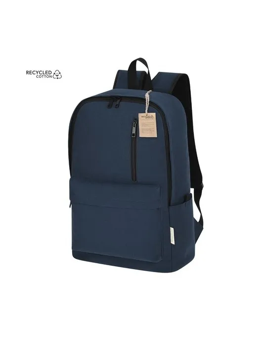 Sac à Dos Publicitaire Écologique Stalion Matières : plastique recyclé Couleurs : gris marquage laser ultra précis