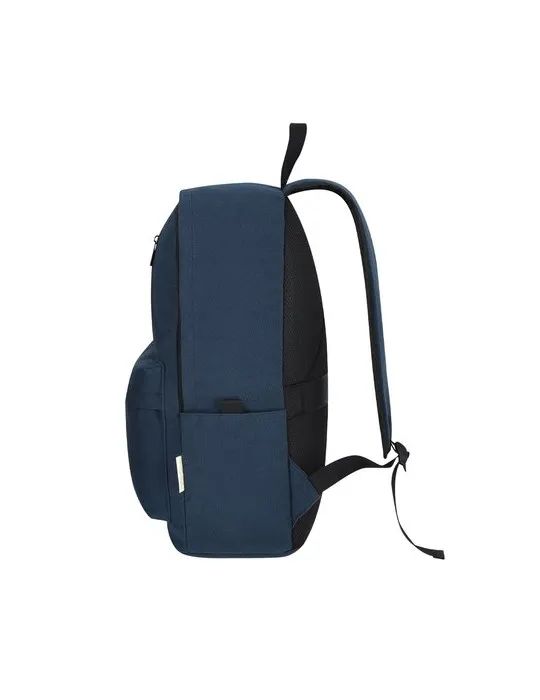 Sac à Dos Publicitaire Écologique Stalion Matières : plastique recyclé Couleurs : gris impression logo haute qualité