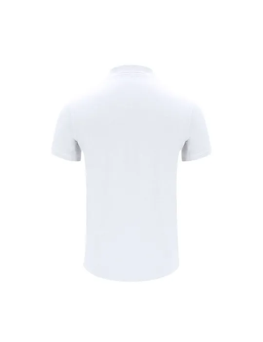 Polo Blanc Personnalisé Écologique pour Adulte Chaplin Matières : plastique recyclé Couleurs : orange objet promotionnel éco-res