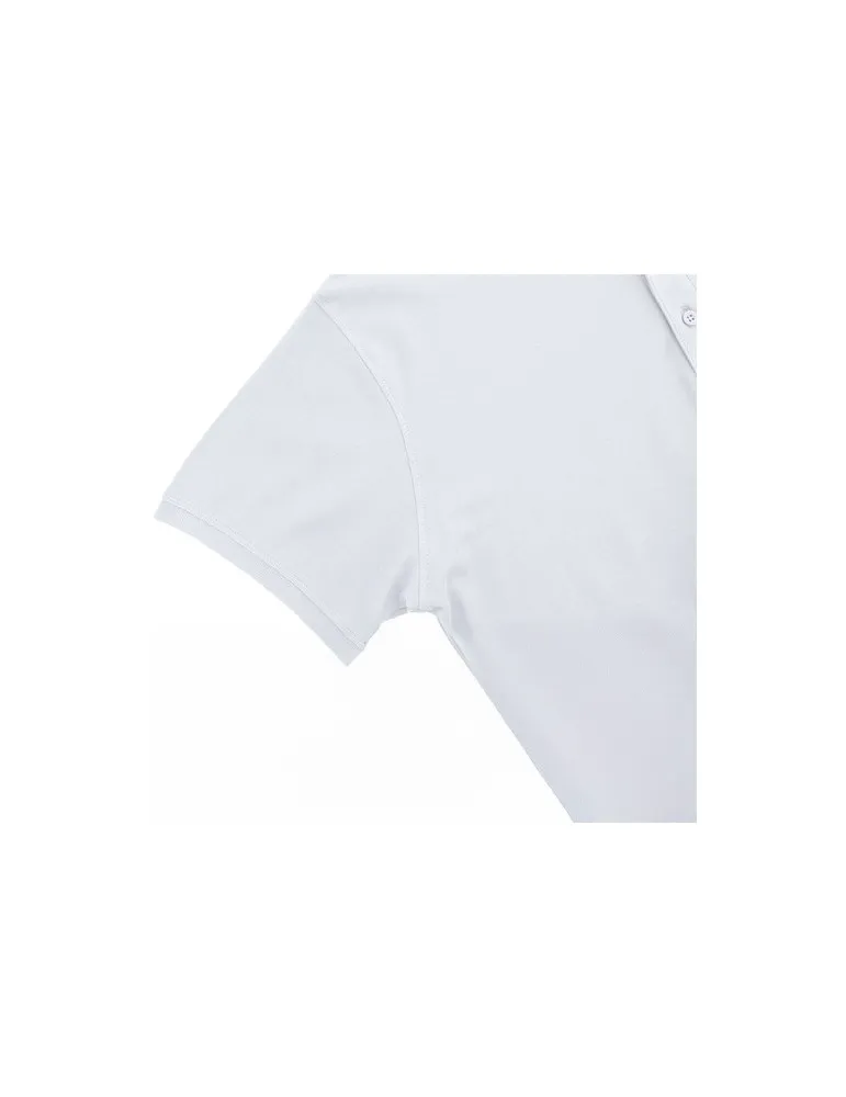 Polo Blanc Personnalisé Écologique pour Adulte Chaplin Matières : plastique recyclé Couleurs : jaune foncé objet promotionnel éc