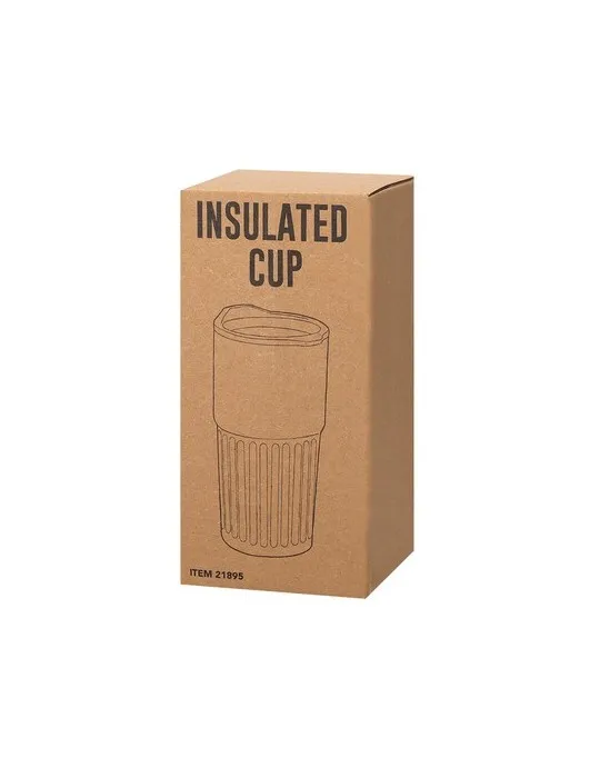 Verre publicitaire thermique Gillan Couleurs : blanc Matières : polypropylène (PP) recyclé cadeau entreprise pas cher