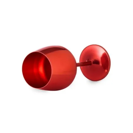 Verre à Vin Personnalisé Écologique - Arlene Matières : métal Couleurs : bleu accessoire événementiel unique