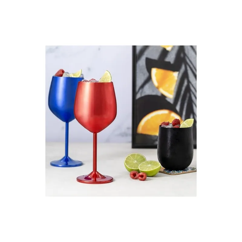 Verre à Vin Personnalisé Écologique - Arlene Matières : métal Couleurs : blanc cadeau client original