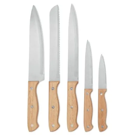 Set de 5 Couteaux Gourmet avec Socle Élégant