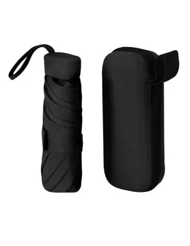 Parapluie publicitaire pliable Ottis Matières : plastique recyclé Couleurs : blanc