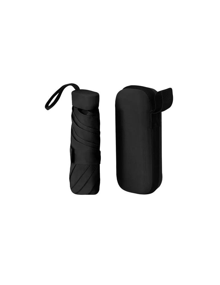 Parapluie publicitaire pliable Ottis Matières : plastique recyclé Couleurs : blanc