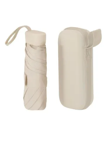 Parapluie publicitaire pliable Ottis Matières : plastique recyclé Couleurs : blanc 2