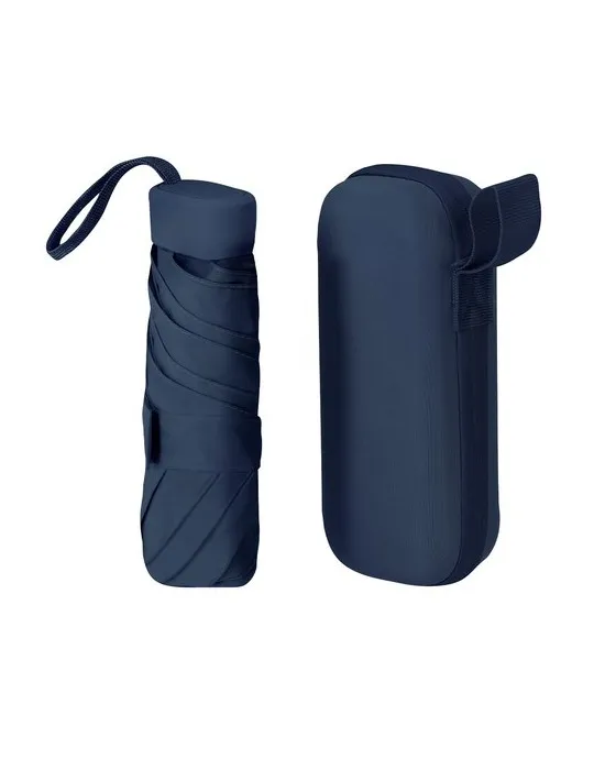 Parapluie publicitaire pliable Ottis Matières : plastique recyclé Couleurs : blanc cadeau entreprise pas cher