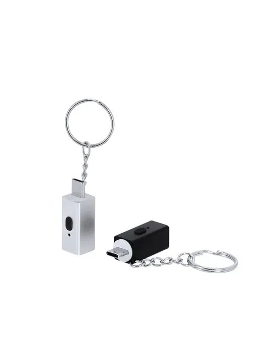 Briquet Électrique Personnalisé Porte-Clés Parris Matières : Synthétique Couleurs : blanc goodies entreprise design