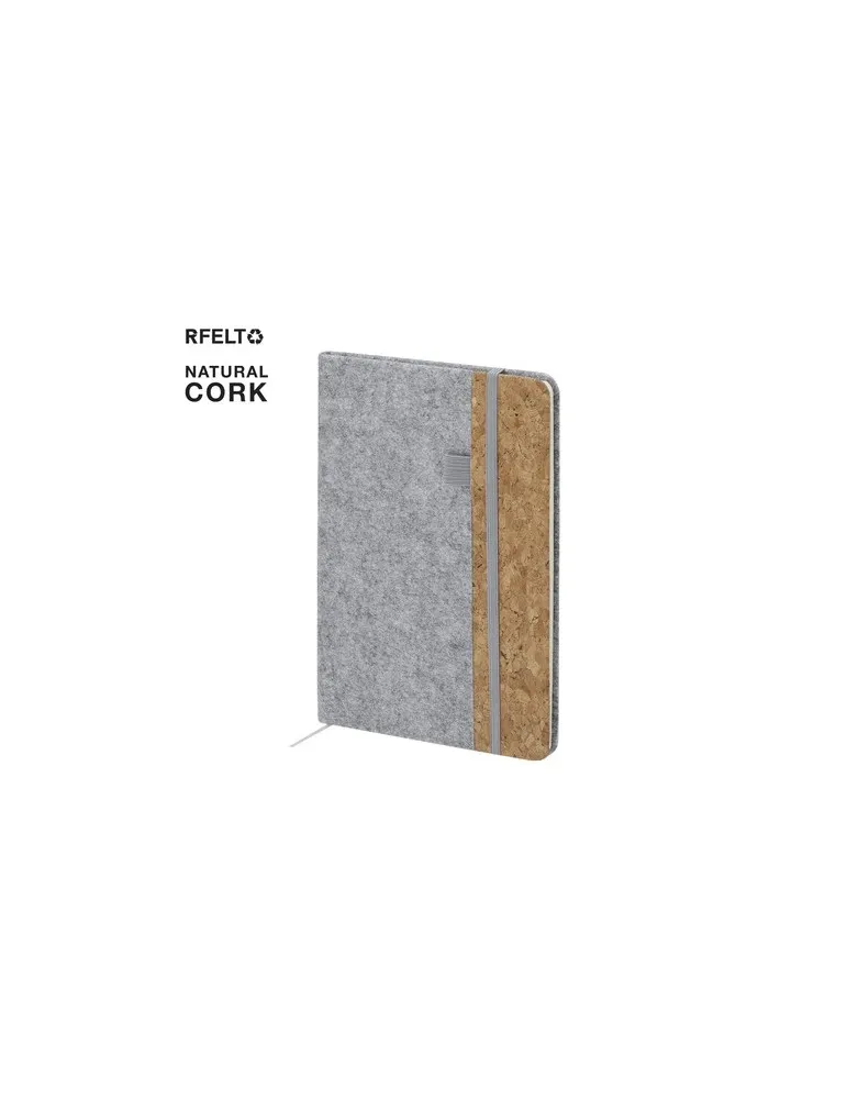 Bloc Notes Publicitaire Écologique Driscol Matières : acier inoxydable Couleurs : noir Contenance : 350 ml cadeau entreprise pas