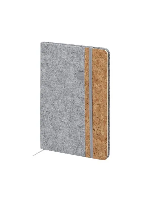 Bloc Notes Publicitaire Écologique Driscol Matières : acier inoxydable Couleurs : noir Contenance : 350 ml impression haute défi