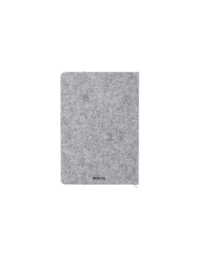 Bloc Notes Publicitaire Écologique Driscol Matières : acier inoxydable Couleurs : noir Contenance : 350 ml impression logo haute