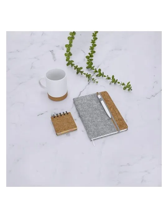 Bloc Notes Publicitaire Écologique Driscol Matières : acier inoxydable Couleurs : noir Contenance : 350 ml marquage couleur écla