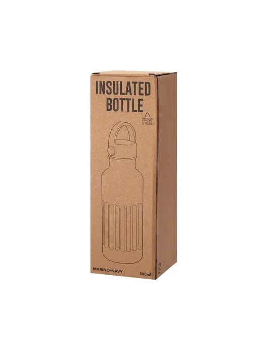 Bidon Thermique Écologique Welker Matières : acier inoxydable Couleurs : bleu clair Contenance : 500 ml cadeau affaires élégant