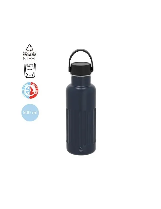 Bidon Thermique Écologique Welker Matières : aluminium Couleurs : noir marquage laser ultra précis