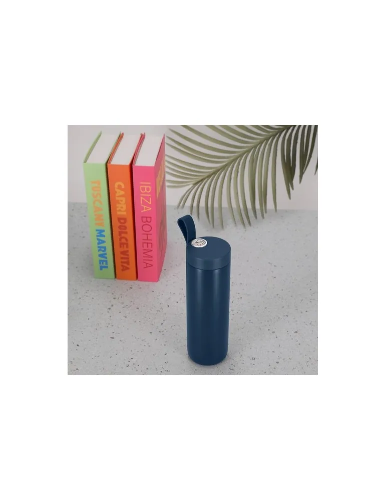 Bidon thermique personnalisé 500 ml Royan Matières : Synthétique Couleurs : rouge objet publicitaire robuste