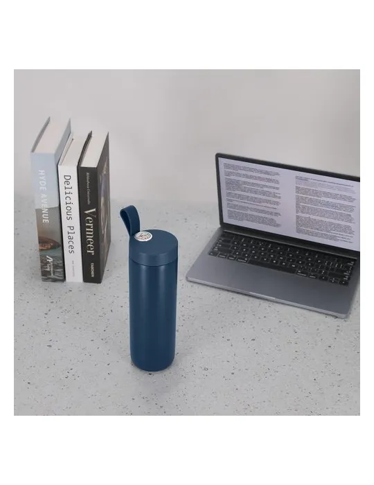 Bidon thermique personnalisé 500 ml Royan Matières : Synthétique Couleurs : rouge cadeau affaires élégant